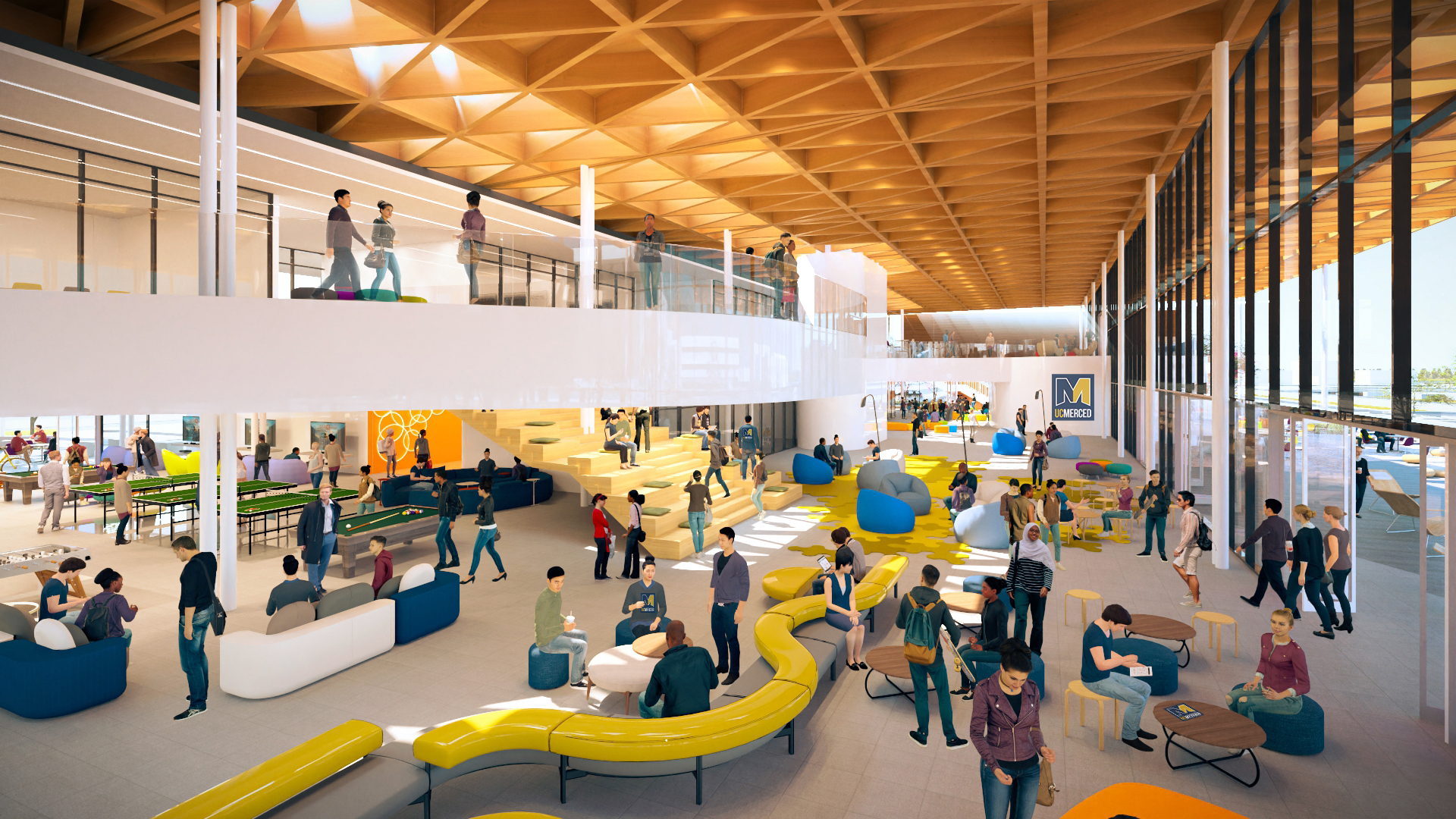 Student Union Rendering 4